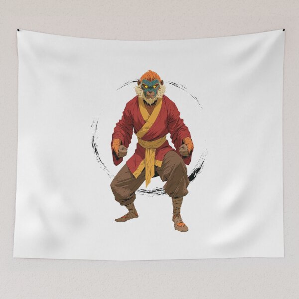 Item preview, Ember Monk – Mystical Monkey Warrior designed and sold by trpa04.