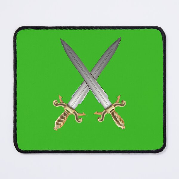 Item preview, Minimalist Crossed Swords Medieval Art designed and sold by sisterthreein.
