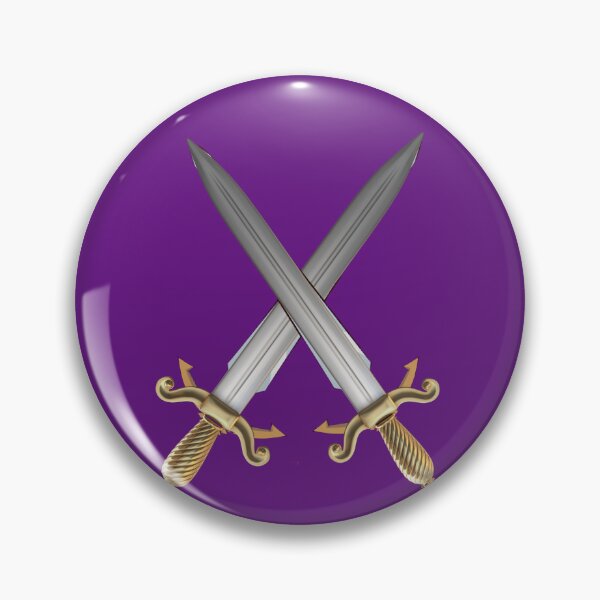 Item preview, Minimalist Crossed Swords Medieval Art designed and sold by sisterthreein.