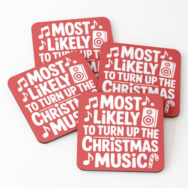 Item preview, Most Likely To Turn Up the Christmas Music designed and sold by theartfulaspie.