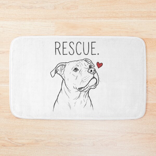 Item preview, Rescue Dog Sketch Heart Adopt Love Art designed and sold by SiarheiYur.