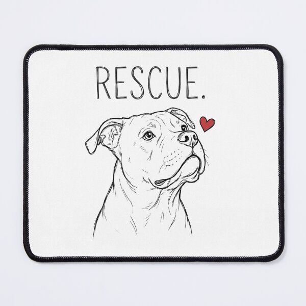 Item preview, Rescue Dog Sketch Heart Adopt Love Art designed and sold by SiarheiYur.