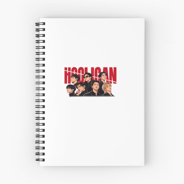 Item preview, BTS Hooligan Graphic Shirt, Red Black Kpop Streetwear Tee, Bangtan Members Vintage Unisex Shirt, Army Gift designed and sold by BerryHand.