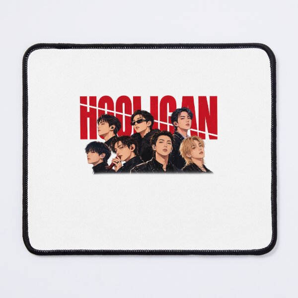 Item preview, BTS Hooligan Graphic Shirt, Red Black Kpop Streetwear Tee, Bangtan Members Vintage Unisex Shirt, Army Gift designed and sold by BerryHand.