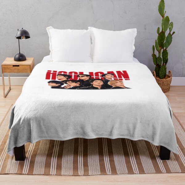 Item preview, BTS Hooligan Graphic Shirt, Red Black Kpop Streetwear Tee, Bangtan Members Vintage Unisex Shirt, Army Gift designed and sold by BerryHand.