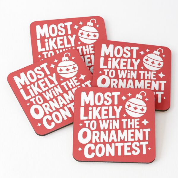 Item preview, Most Likely To Win the Ornament Contest designed and sold by theartfulaspie.