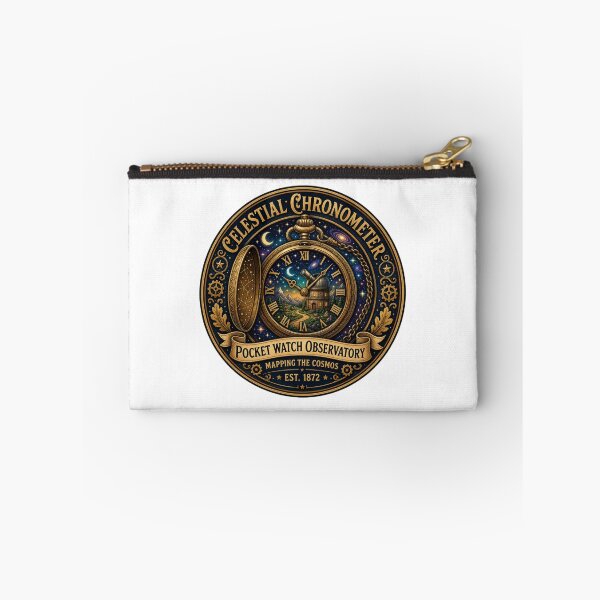 Item preview, Celestial Chronometer | Pocket Watch Observatory | Vintage Astronomy Fantasy designed and sold by MrDev.