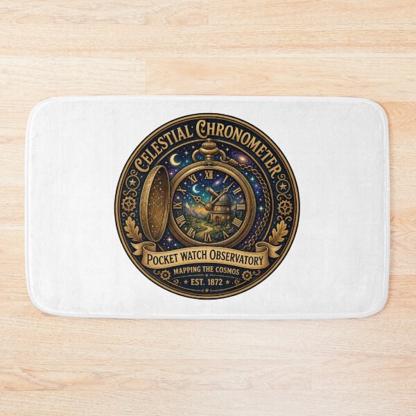Item preview, Celestial Chronometer | Pocket Watch Observatory | Vintage Astronomy Fantasy designed and sold by MrDev.