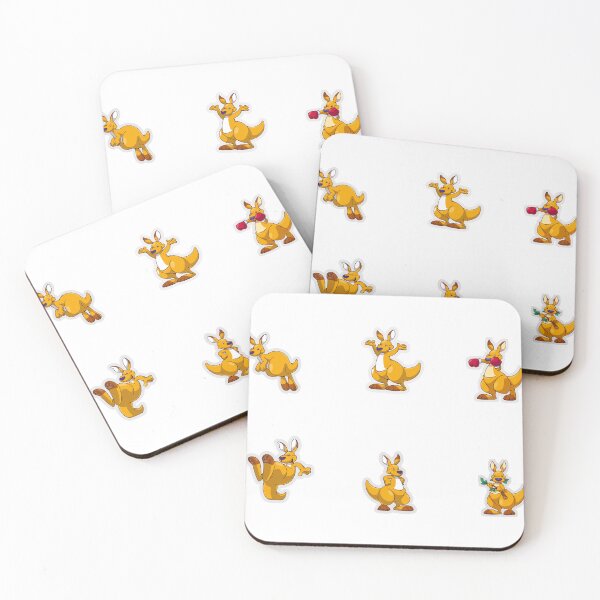 Item preview, Cute Cartoon Kangaroo Sticker Sheet designed and sold by KAWAII STUDIO NB.