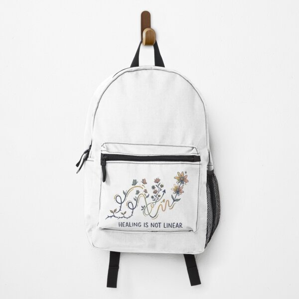 Item preview, Healing is Not Linear Mental Health Awareness Wildflower Floral Line Art designed and sold by EnergizeArt.