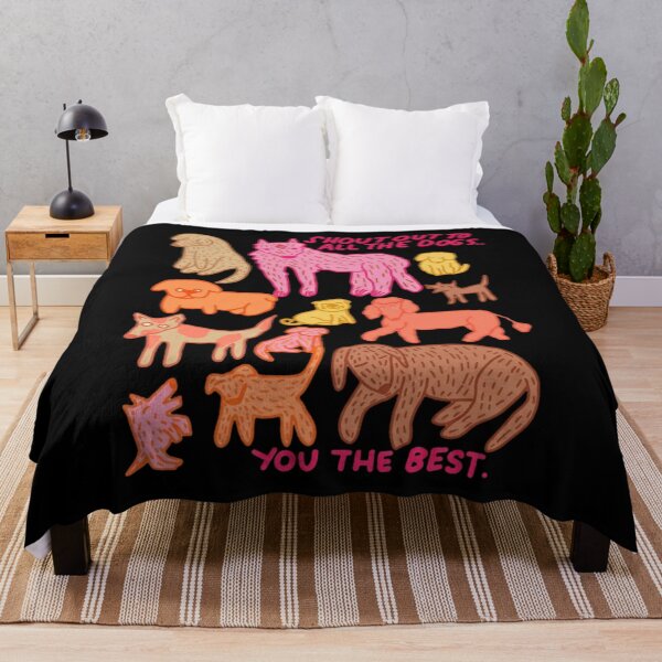 Item preview, Shout Out To All The Dogs Retro Illustration designed and sold by SiarheiYur.