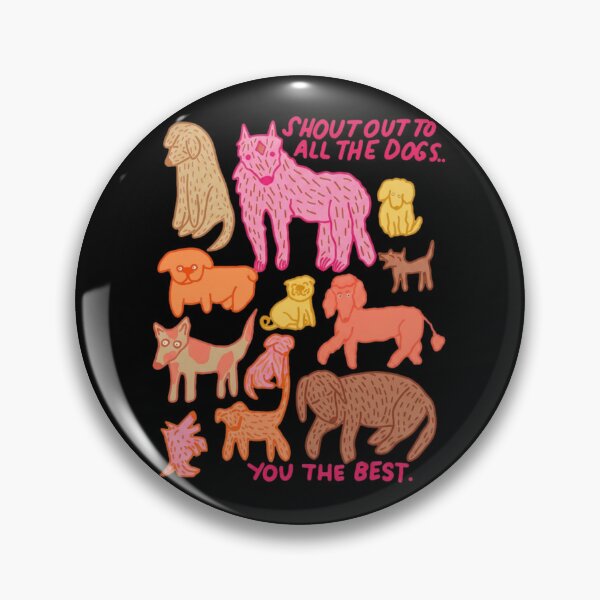 Item preview, Shout Out To All The Dogs Retro Illustration designed and sold by SiarheiYur.