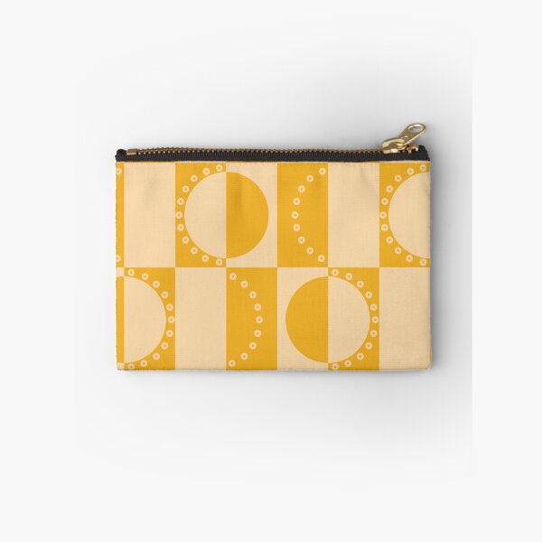 Item preview, Golden Circles – Retro Checkered Pattern Design designed and sold by BuckaBaby.