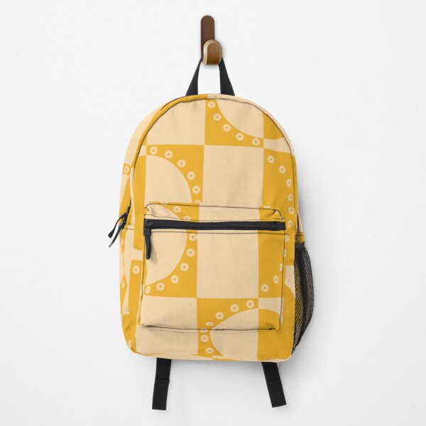 Item preview, Golden Circles – Retro Checkered Pattern Design designed and sold by BuckaBaby.