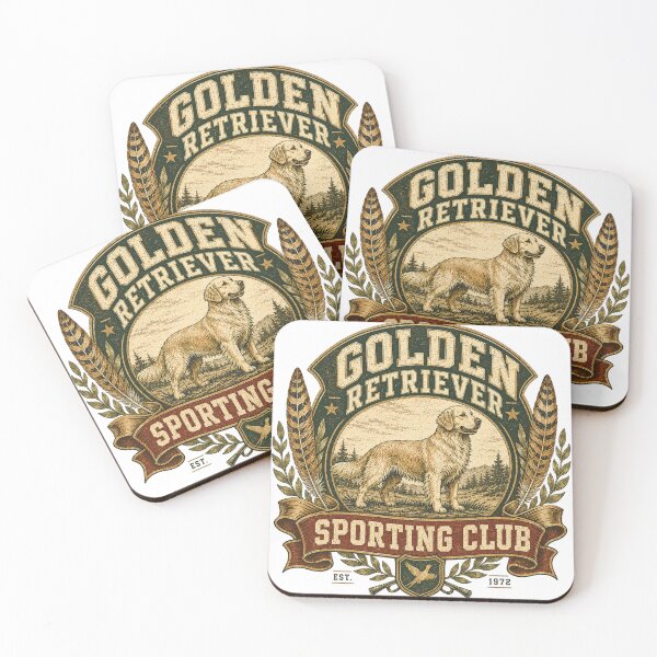Item preview, Golden Retriever Sporting Club designed and sold by Golden Era Studio.