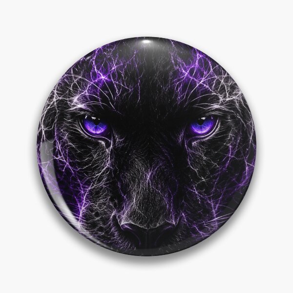 Item preview, Black Panther - Electric Spirit Animals designed and sold by LuluLeb.