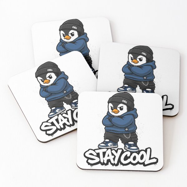 Item preview, Stay Cool Penguin Streetwear Cartoon | Urban Hype Animal Graphic designed and sold by Aesthicer.