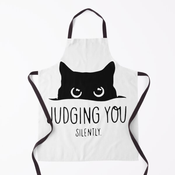 Item preview, Judging You Silently Funny Black Cat designed and sold by FloraMyst.