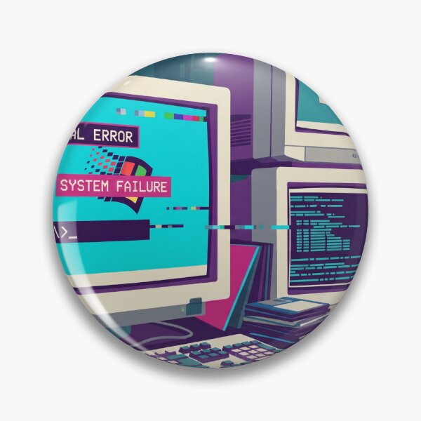 Item preview, Retro 90s PC System Failure Glitch Art designed and sold by BREWR.
