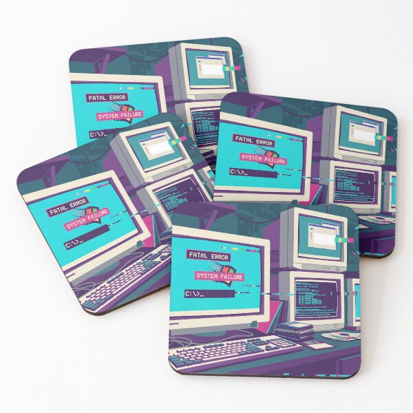 Item preview, Retro 90s PC System Failure Glitch Art designed and sold by BREWR.