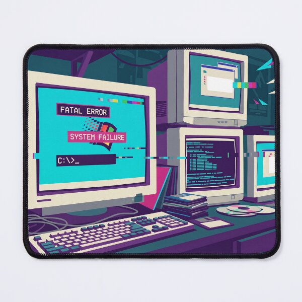 Item preview, Retro 90s PC System Failure Glitch Art designed and sold by BREWR.