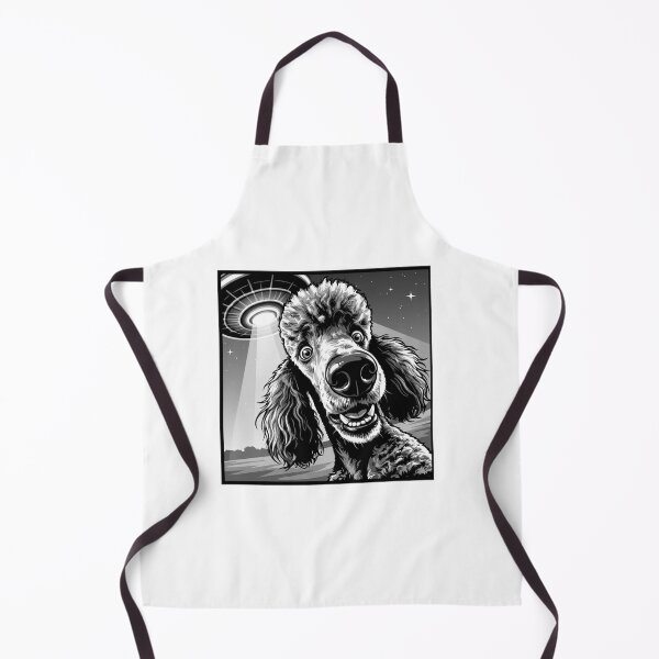 Item preview, Poodle UFO Encounter Funny Alien Abduction Dog designed and sold by SiarheiYur.