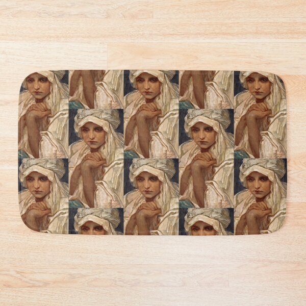Item preview, Young Woman in White Turban designed and sold by artofuniverse.