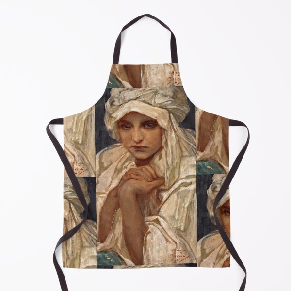 Item preview, Young Woman in White Turban designed and sold by artofuniverse.