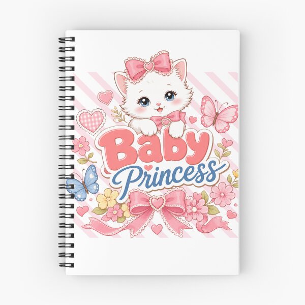 Item preview, Baby Princess Kitten Pink Bow Art designed and sold by QuirkyCloud Designs.