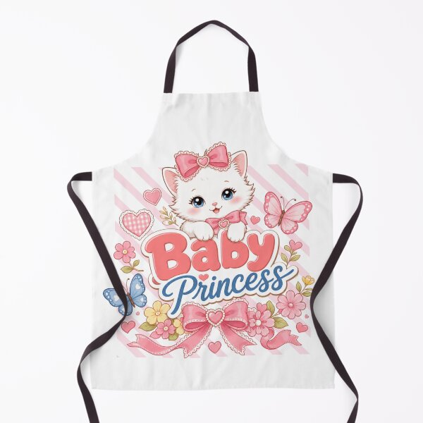 Item preview, Baby Princess Kitten Pink Bow Art designed and sold by QuirkyCloud Designs.