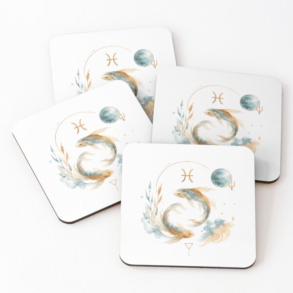 Item preview, Pisces Watercolor Zodiac Spirit designed and sold by NucciCollective.