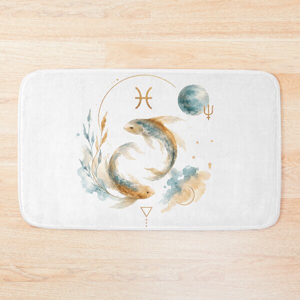 Item preview, Pisces Watercolor Zodiac Spirit designed and sold by NucciCollective.