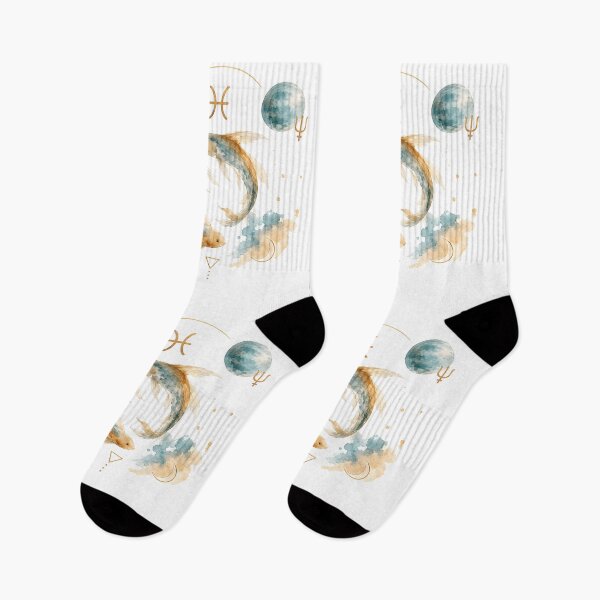 Item preview, Pisces Watercolor Zodiac Spirit designed and sold by NucciCollective.