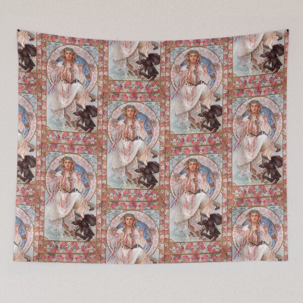 Item preview, Woman With Ivy Crown and Eagle designed and sold by artofuniverse.