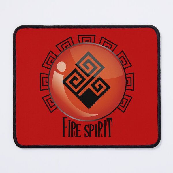 Item preview, Fire element spirit logo designed and sold by Konopikyu.