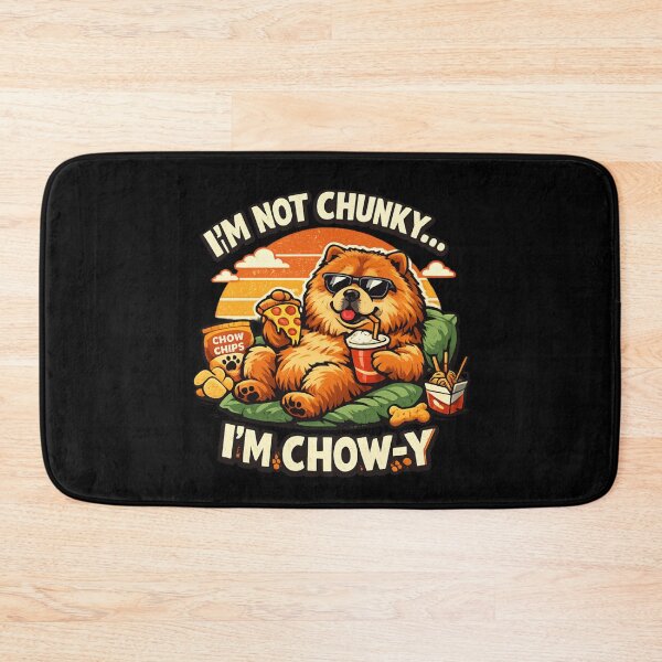 Item preview, Funny Chow Chow Dog Lover – I'm Not Chunky I'm Chow-y designed and sold by SidTastic .