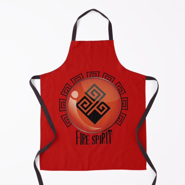 Item preview, Fire element spirit logo designed and sold by Konopikyu.