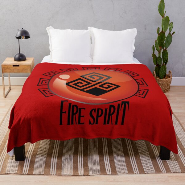 Item preview, Fire element spirit logo designed and sold by Konopikyu.