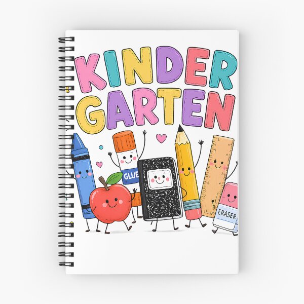 Item preview, Kinder Garten Squad Cute Crayon Pencil Eraser Glue Ruler Cartoon Back To School designed and sold by VGAfanatic.