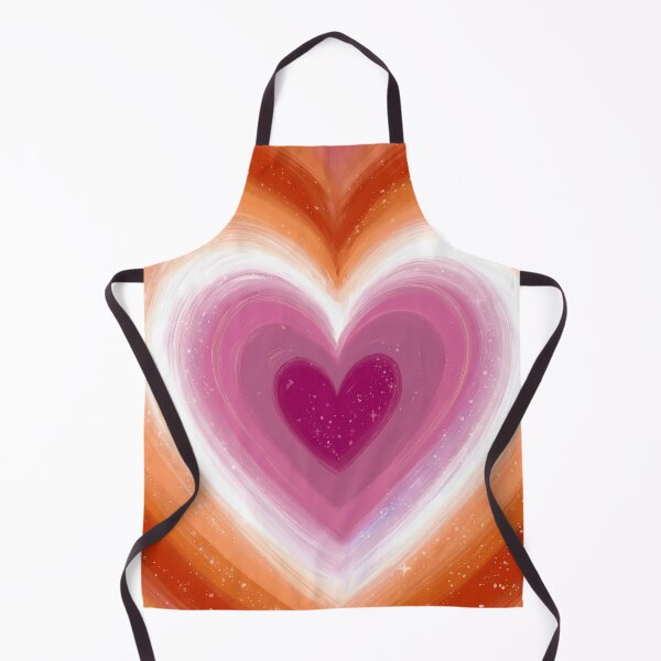 Item preview, Lesbian Pride Heart – Dreamy Lesbian Flag Gradient Heart designed and sold by Cannaxes Studio.