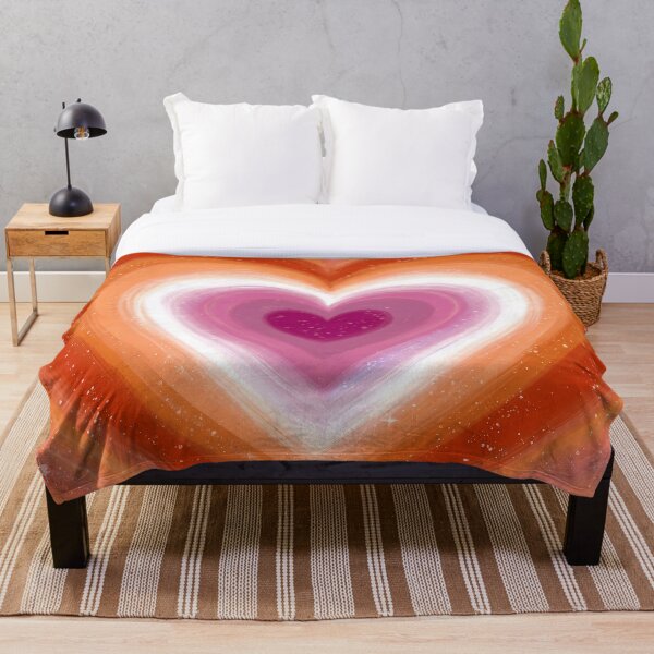 Item preview, Lesbian Pride Heart – Dreamy Lesbian Flag Gradient Heart designed and sold by Cannaxes Studio.