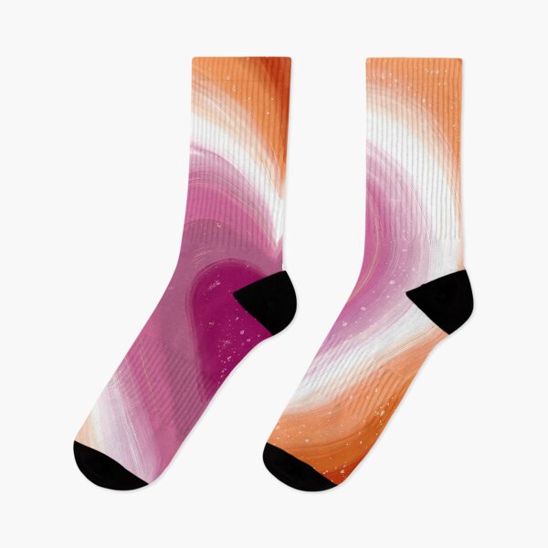 Item preview, Lesbian Pride Heart – Dreamy Lesbian Flag Gradient Heart designed and sold by Cannaxes Studio.