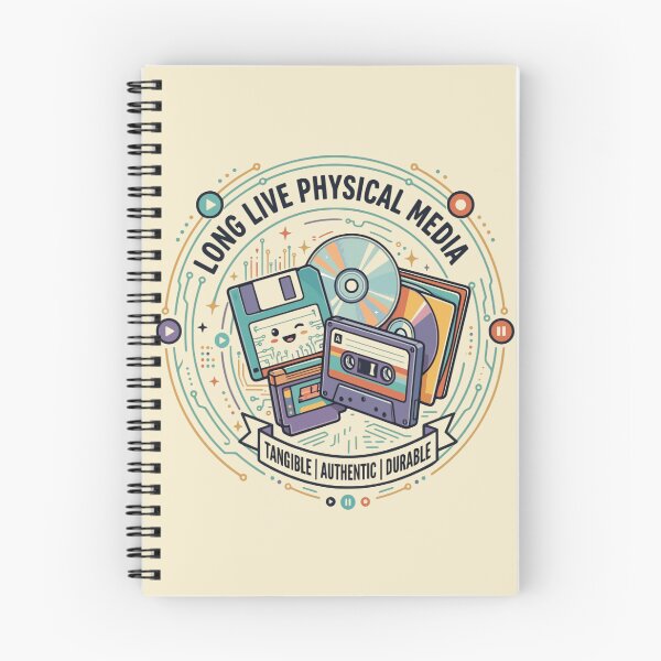 Item preview, Long Live Physical Media Retro Tech designed and sold by Mousy-Art.