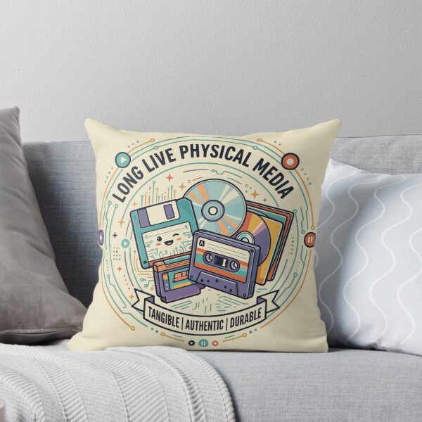 Item preview, Long Live Physical Media Retro Tech designed and sold by Mousy-Art.