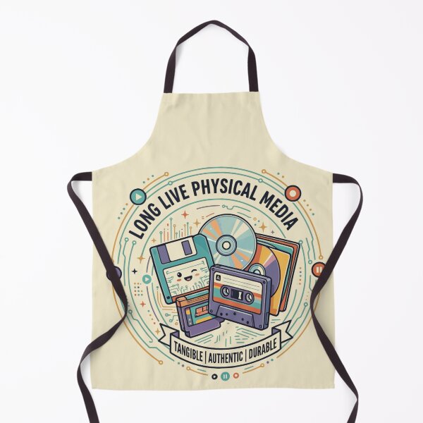 Item preview, Long Live Physical Media Retro Tech designed and sold by Mousy-Art.