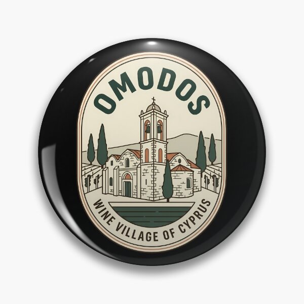 Item preview, Omodos Cyprus Wine Village Vintage Travel Emblem designed and sold by k3rstman1.