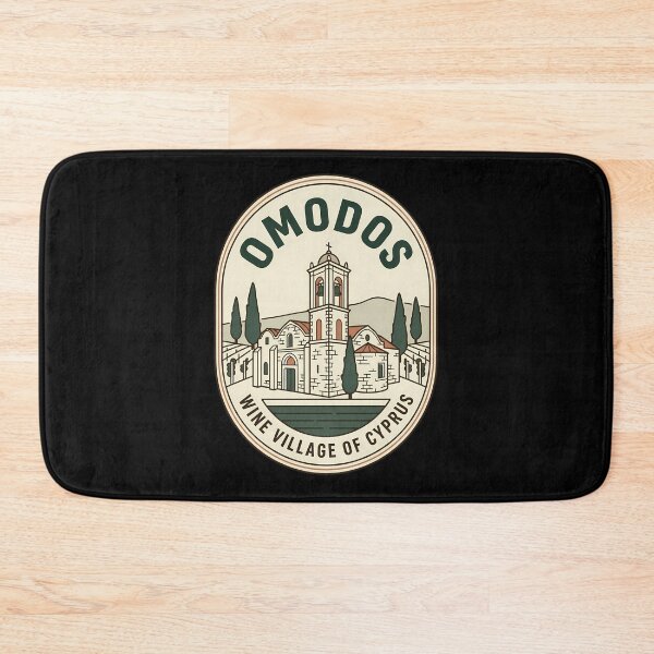 Item preview, Omodos Cyprus Wine Village Vintage Travel Emblem designed and sold by k3rstman1.