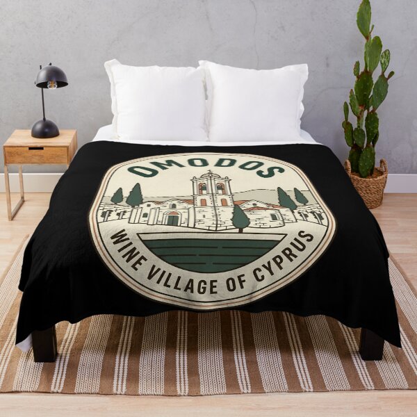 Item preview, Omodos Cyprus Wine Village Vintage Travel Emblem designed and sold by k3rstman1.