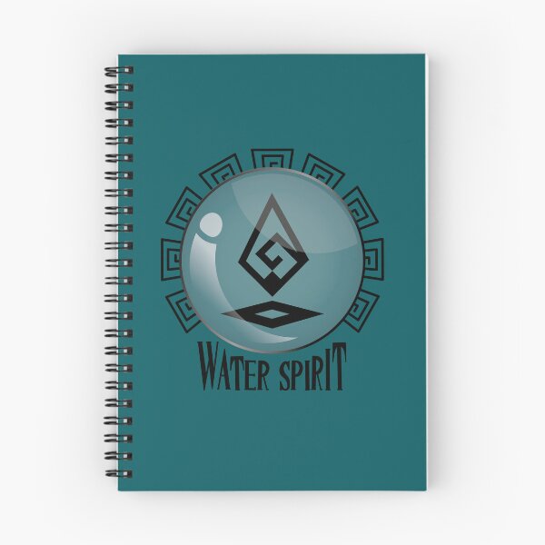 Item preview, Water element spirit logo designed and sold by Konopikyu.