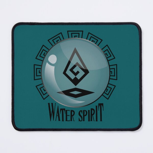 Item preview, Water element spirit logo designed and sold by Konopikyu.